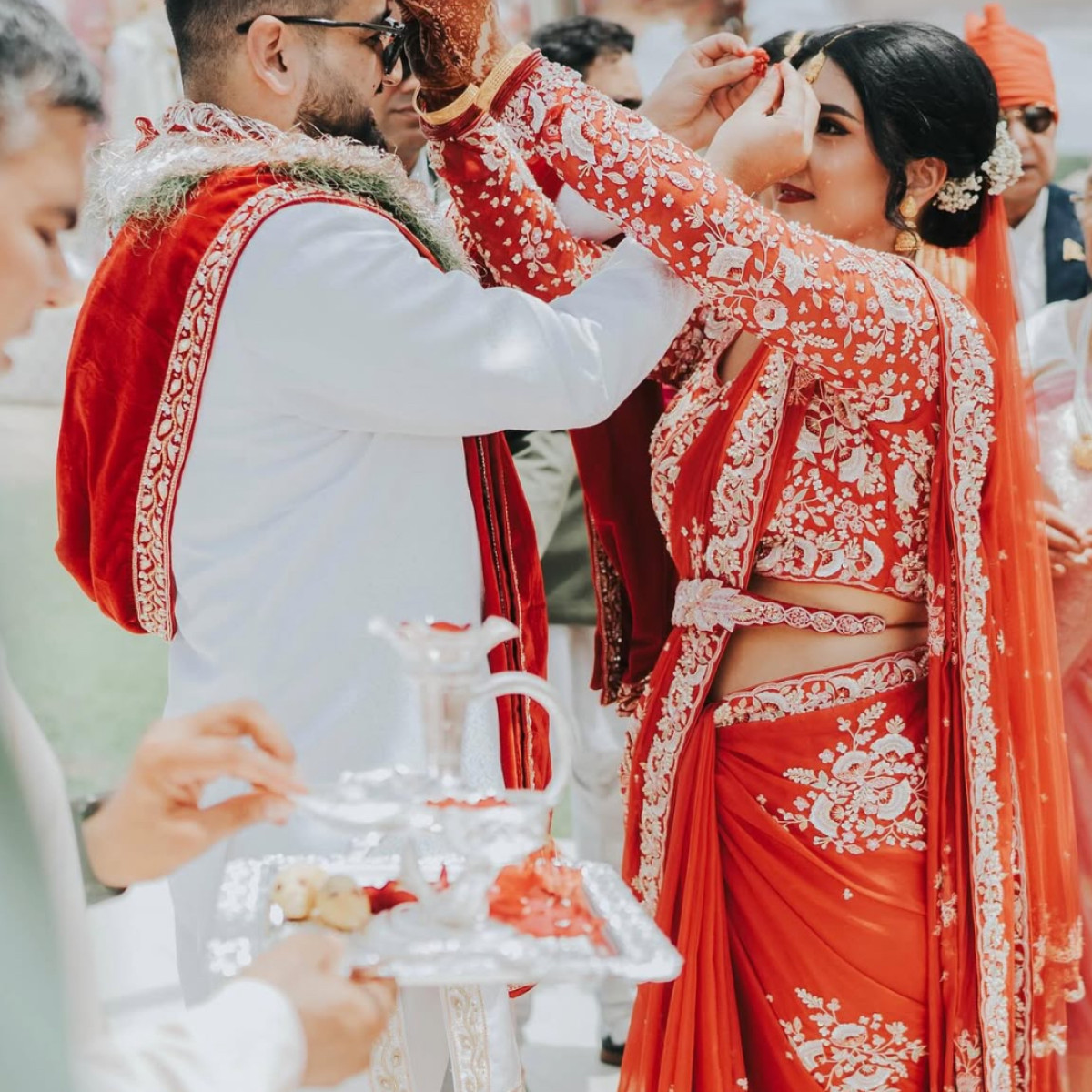 Red Heritage Concept Saree